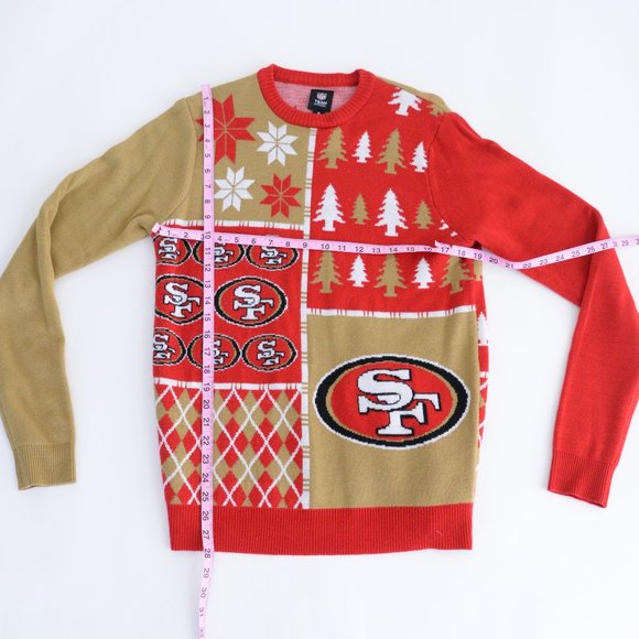 NFL San Francisco 49ers Festive Crewneck Sweater - Picture 4 of 10